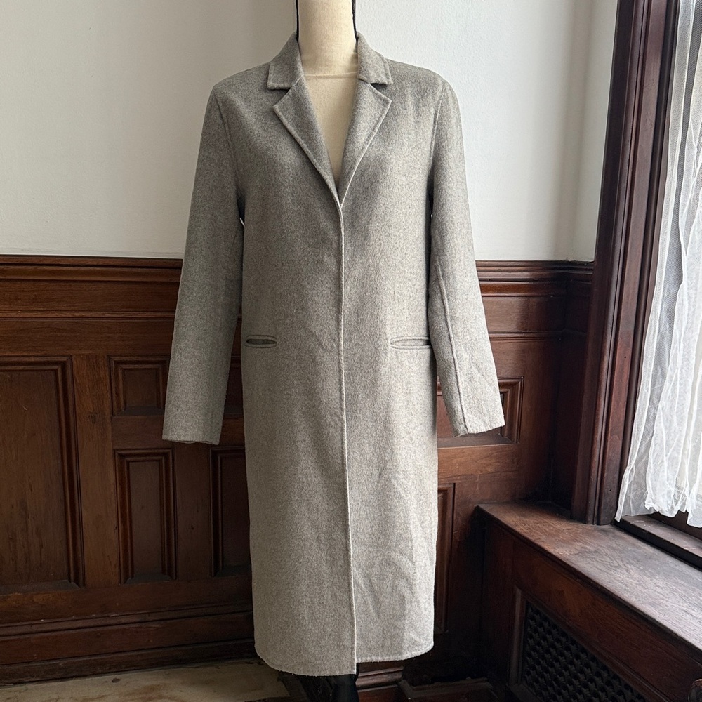 Stylish contemporary Gray Top Coat